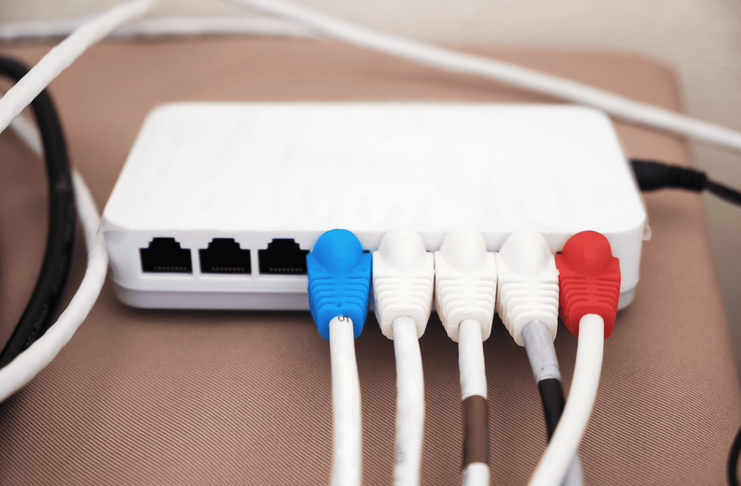 router image showing wired network